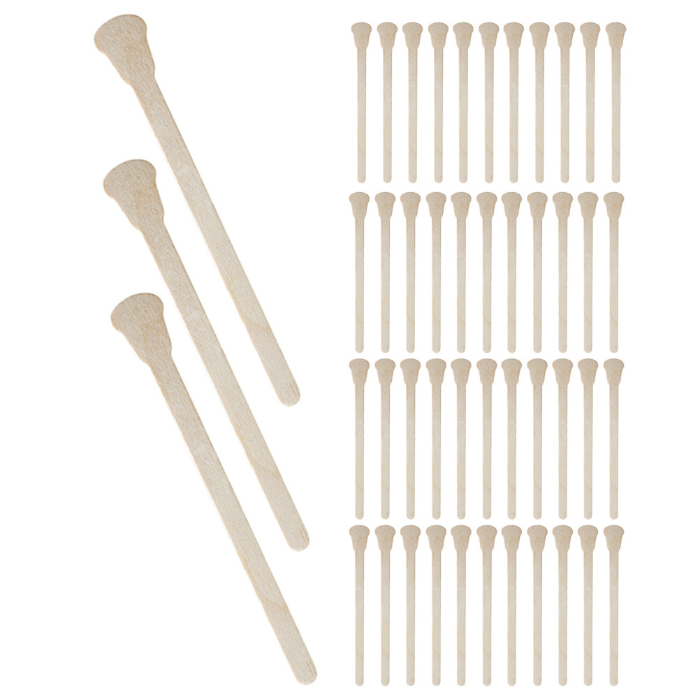 100Pcs Sturdy Wooden Wax Stick - Beauty Makeup Lipstick recension och pris