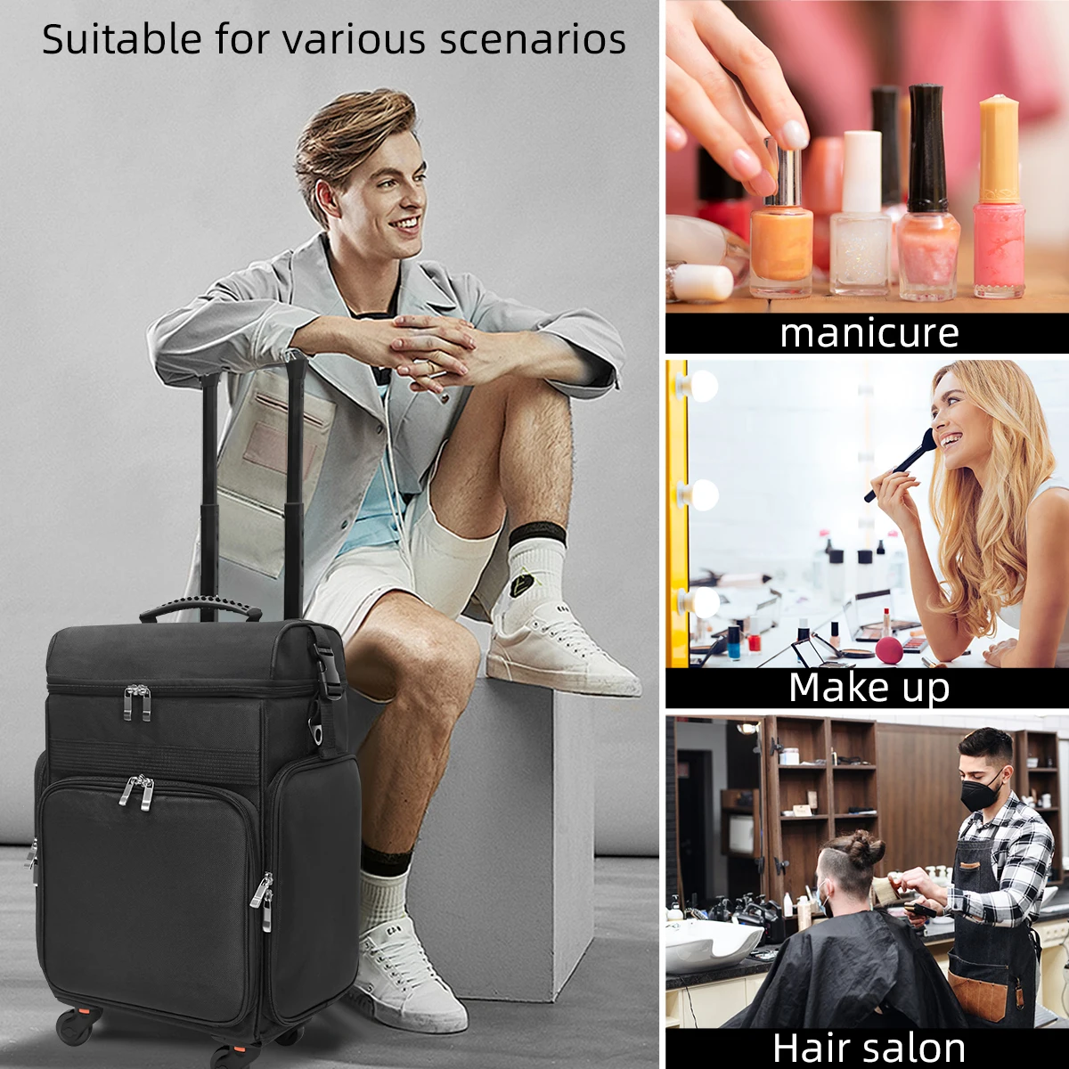 Draw Bar Box Canvas Trolley Ca - Beauty Makeup Drawing recension och pris