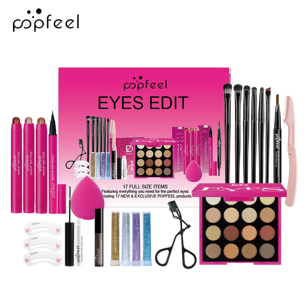 POPFEEL 22-Piece Eye Makeup Se - Beauty Book Makeup Kit recension och pris