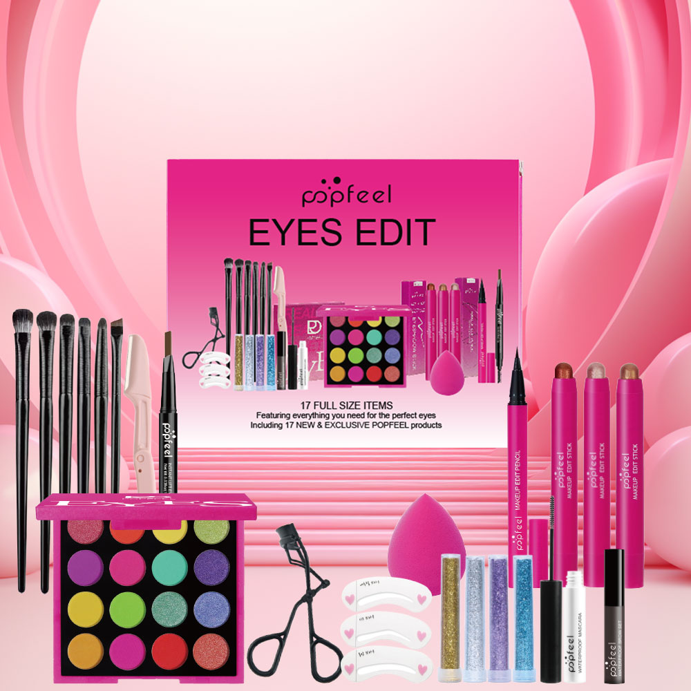 POPFEEL 22-Piece Eye Makeup Se - Beauty Book Makeup Kit recension och pris