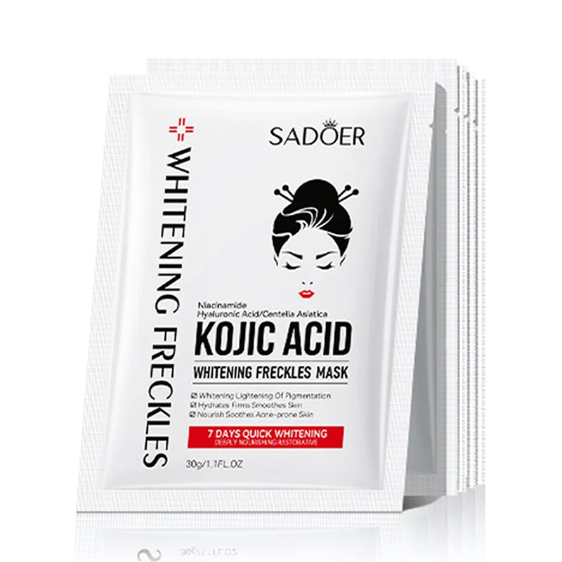 5pcs SADOER Kojic Acid Face Ma - Sheet Face Mask Pack recension och pris