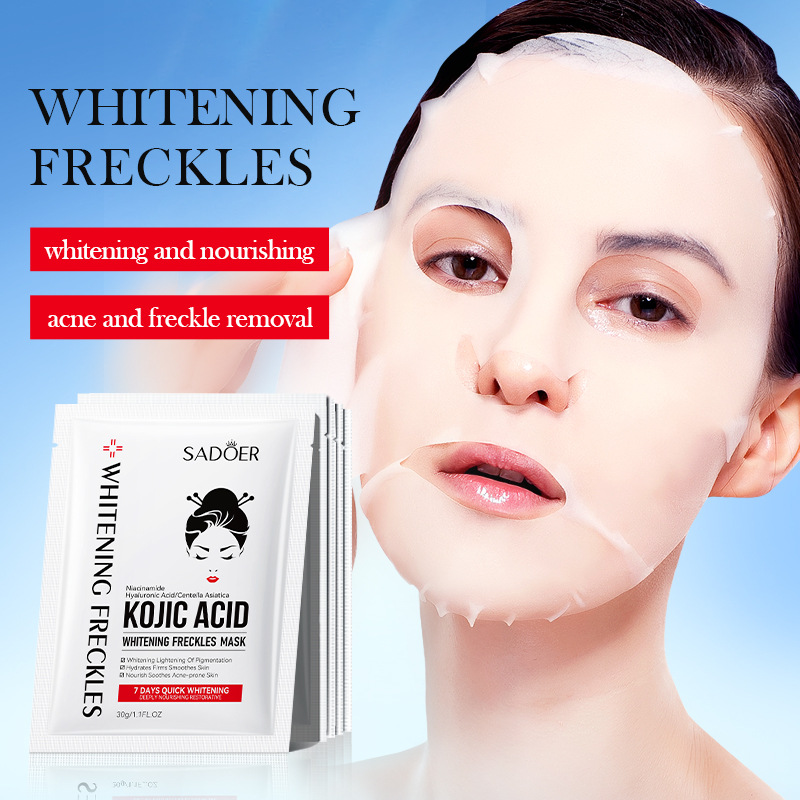 5pcs SADOER Kojic Acid Face Ma - Sheet Face Mask Pack recension och pris